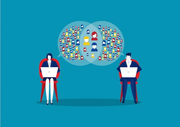 A visual representation of cognitive biases, such as anchoring bias, confirmation bias, and availability heuristic, depicted as interconnected gears affecting a person's decision-making process.