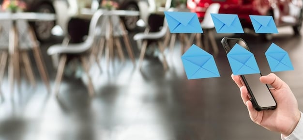 A person sending personalized follow-up emails after an industry event, using CRM software to manage contacts and interactions.