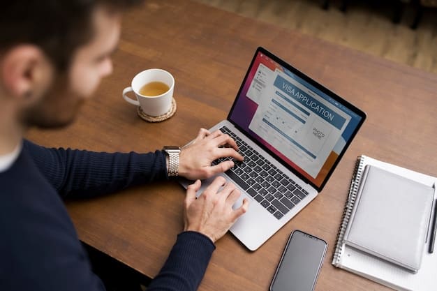 A person actively managing their LinkedIn profile on a laptop, focusing on updating their headline and summary to attract recruiters, illustrating effective online networking.